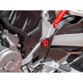 DBK Special Parts (Ducabike) Billet Main Frame Caps (Swing arm pivot) for the Ducati Multistrada V4 DBK Special Parts (Ducabike) Billet Main Frame Caps (Swing arm pivot) for the Ducati Multistrada V4